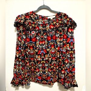 LOFT Multi Colored Blouse